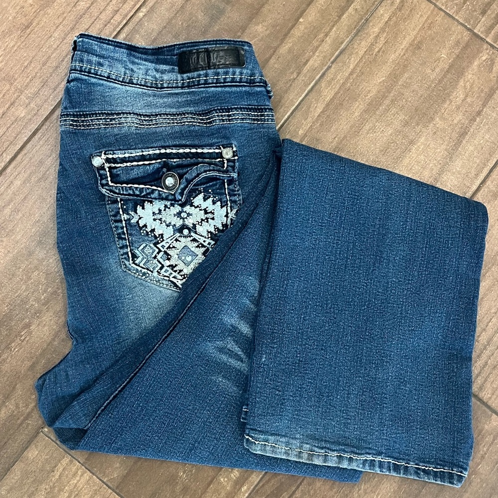 Bling Pocket Wallflower Denim Bootcut Jeans
